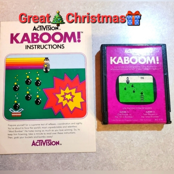 AcTiVision Games Kaboom Poshmark